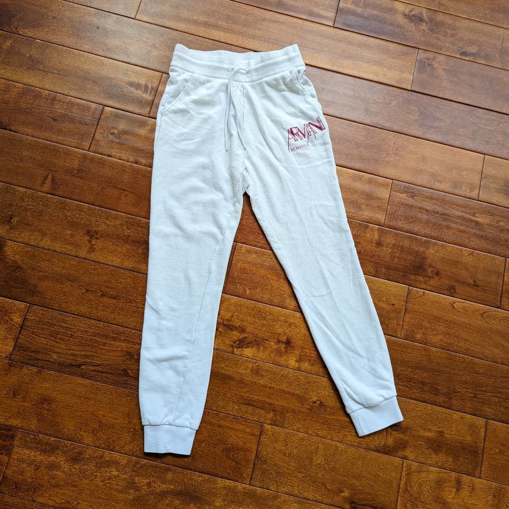 Armani Exchange White Jogger XS